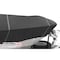 Eevelle Boat Cover ALUMINUM FISHING Walk Thru Windshield Inboard Fits 18ft 6in L up to 100in W Charcoal SFAVWT18100-CHL - alternate 4